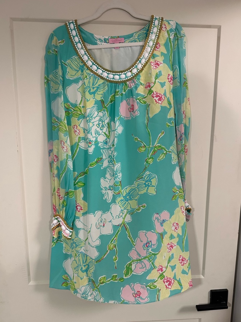Lilly Pulitzer Aqua Floral dress